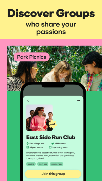 BFF: Make friends & meet up App Store screenshot
