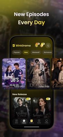BlinkDrama - Short Dramas App Store screenshot