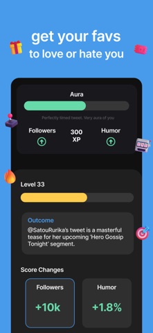 status - sims but social media App Store screenshot