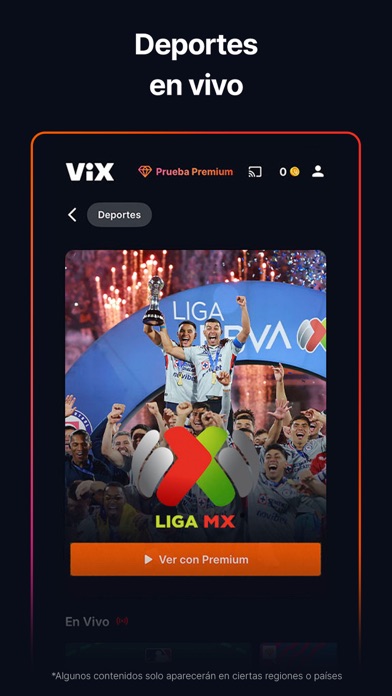 ViX: TV, Sports and News App Store screenshot