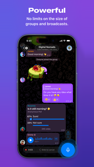Telegram Messenger App Store screenshot