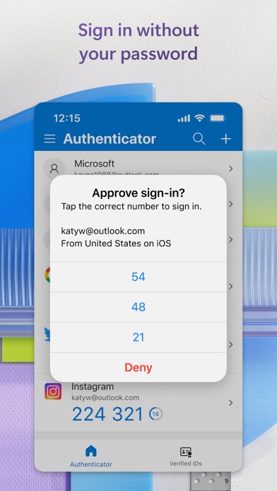 Microsoft Authenticator App Store screenshot