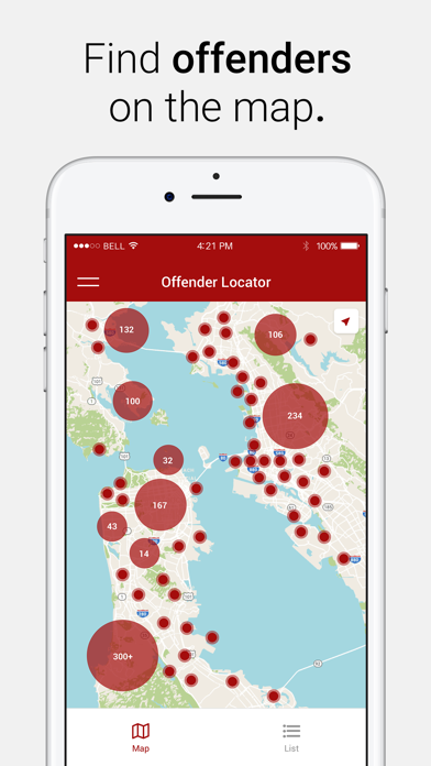 Offender Locator: Find & Watch App Store screenshot