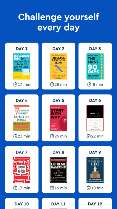 Blinkist: Book Summaries Daily App Store screenshot