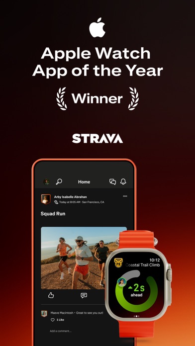 Strava: Run, Bike, Walk App Store screenshot
