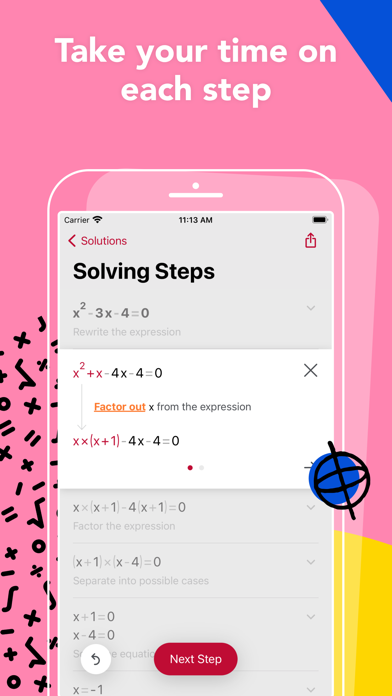Photomath App Store screenshot