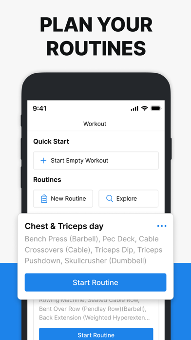 Hevy - Workout Tracker Gym Log App Store screenshot