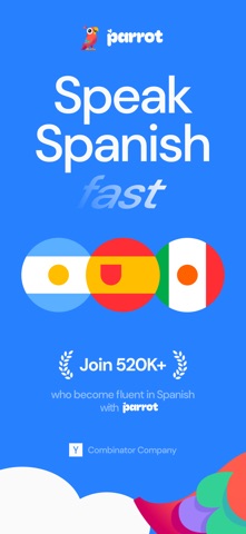 Parrot – Learn Spanish App Store screenshot