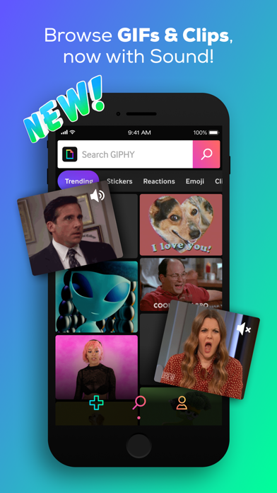 GIPHY: The GIF Search Engine App Store screenshot