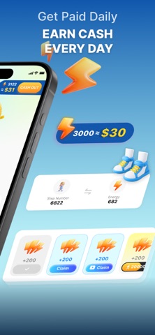 StridePay: Walk & Earn Rewards App Store screenshot