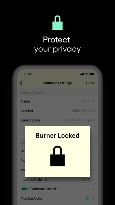 Burner: Second Phone Number App Store screenshot