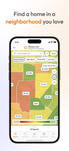 Homes.com Real Estate & Rent App Store screenshot