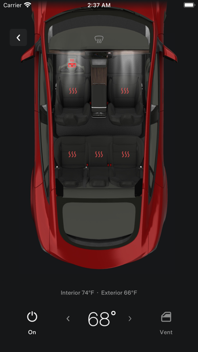 Tesla App Store screenshot