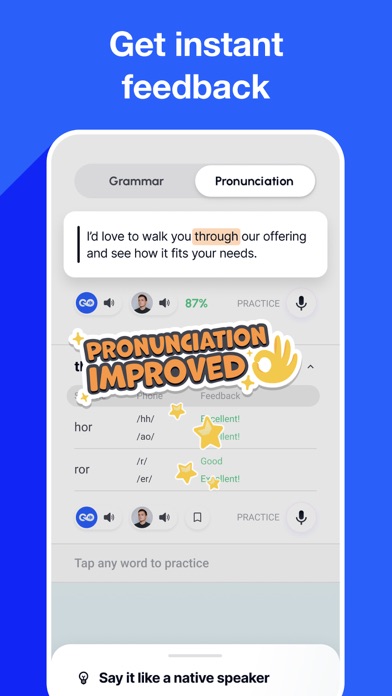 Speak English with Loora AI App Store screenshot