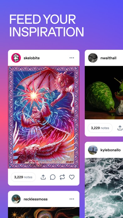 Tumblr: Social Media & Art App Store screenshot