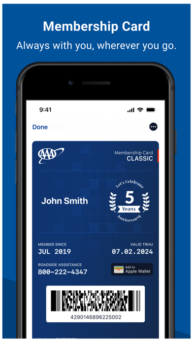 AAA Mobile App Store screenshot