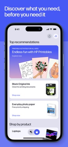 HP App Store screenshot