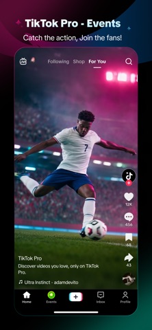 TikTok Pro - Events App Store screenshot