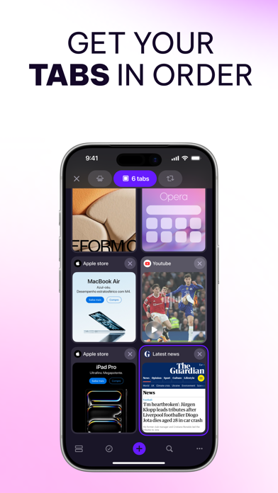 Opera Browser with VPN App Store screenshot