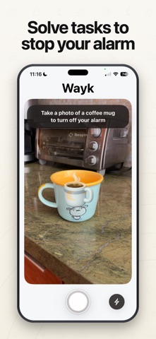 Wayk: Alarm Clock to Wake Up App Store screenshot