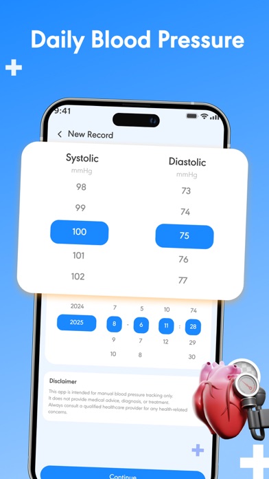 Cardiora: Blood Pressure App Store screenshot