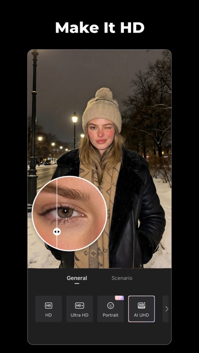 Wink: Video Enhancer & Editor App Store screenshot