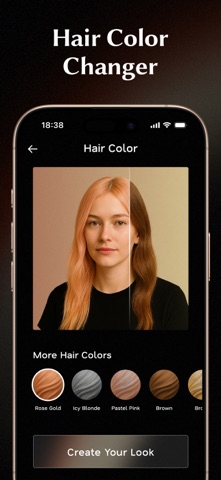 Glowify - AI Hairstyle Try On App Store screenshot