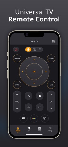 Universal TV Remote Control* App Store screenshot