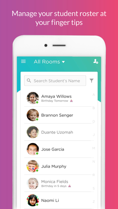 Procare: Childcare App App Store screenshot