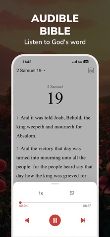 Holy Bible Faith:Verse&Audio App Store screenshot
