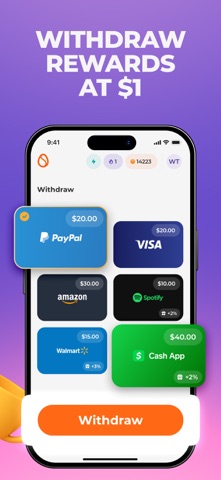 Scrambly: Money for Walking App Store screenshot