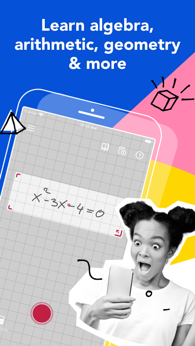 Photomath App Store screenshot