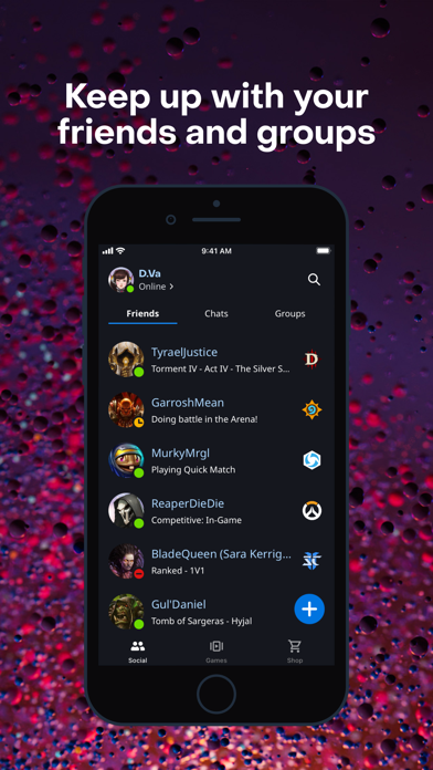 Battle.net App Store screenshot