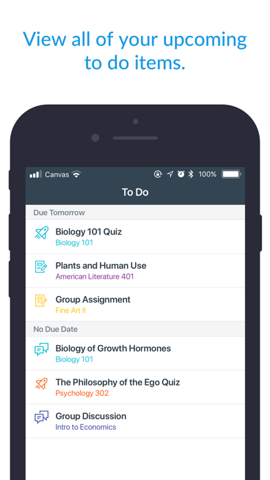 Canvas by Instructure App Store screenshot