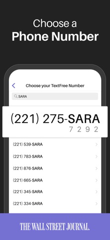 Text Free: Second Phone Number App Store screenshot