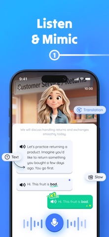 Talko: Learn English with AI App Store screenshot