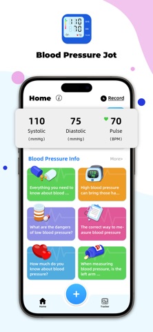 Blood Pressure Jot: Tracker App Store screenshot