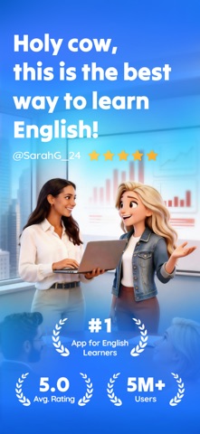 Talko: Learn English with AI App Store screenshot