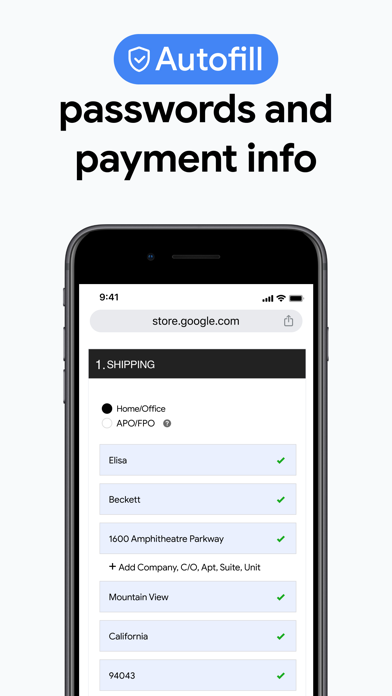 Google Chrome App Store screenshot