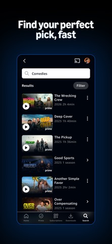 Amazon Prime Video App Store screenshot