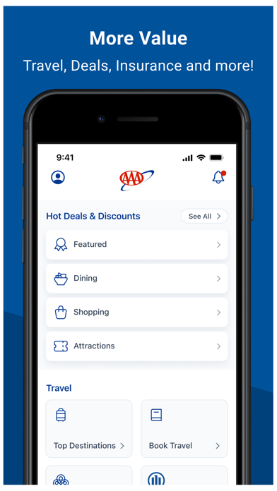 AAA Mobile App Store screenshot