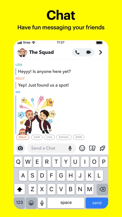 Snapchat App Store screenshot
