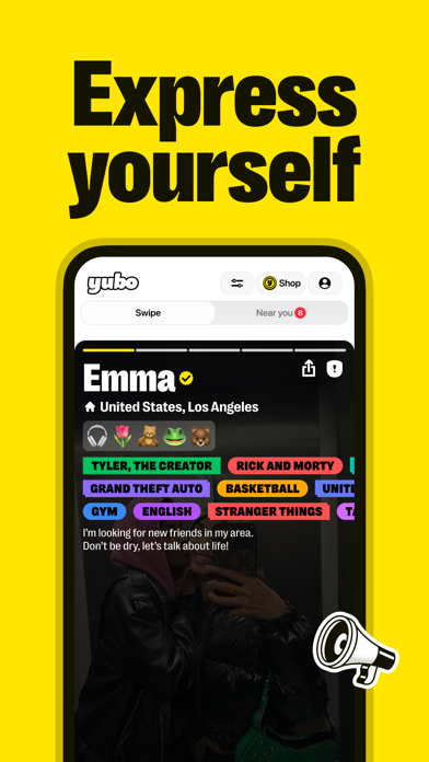 Yubo: Chat Meet & Make Friends App Store screenshot