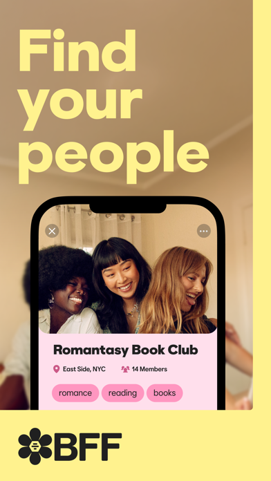 BFF: Make friends & meet up App Store screenshot