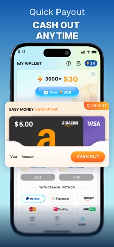 StridePay: Walk & Earn Rewards App Store screenshot