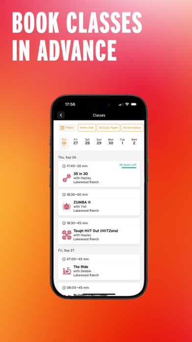 Crunch Fitness App Store screenshot