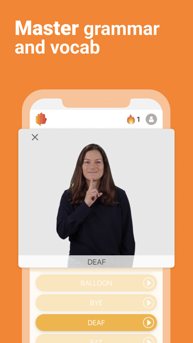 Lingvano - Learn Sign Language App Store screenshot