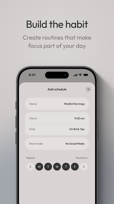Brick - Ditch Distractions App Store screenshot