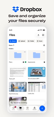 Dropbox: Cloud Storage Backup App Store screenshot