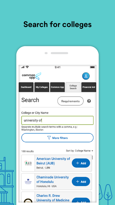 Common App App Store screenshot